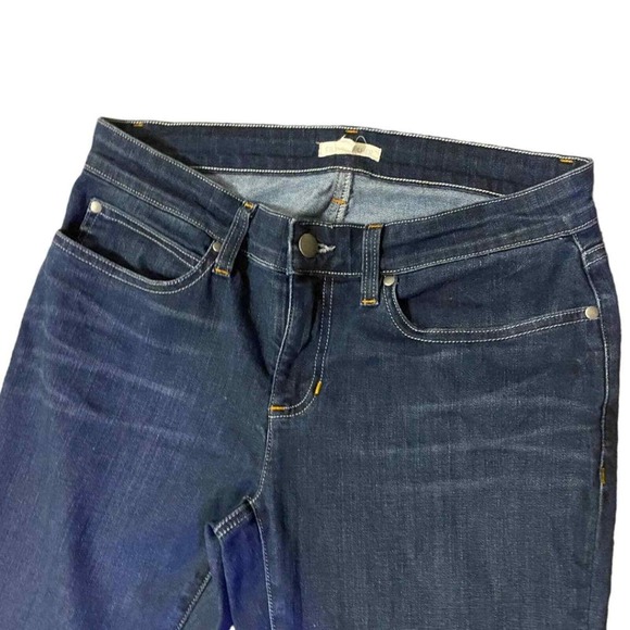 Eileen Fisher Denim - EILEEN FISHER Dark Wash Organic Cotton Blend Skinny Jeans Womens Size 4